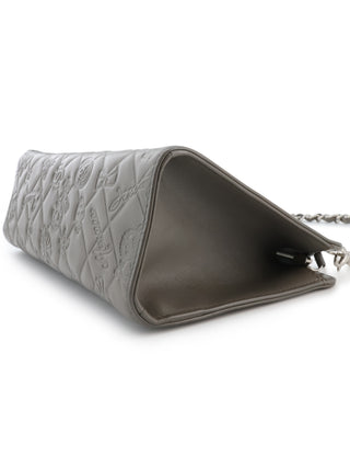Embossed Lucky Symbols Pochette Shoulder Bag