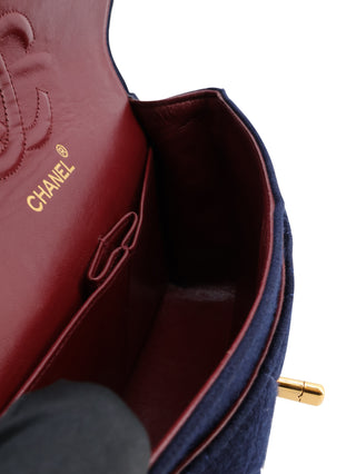 Classic Jersey Double Flap Shoulder Bag
