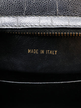 Black-On-Black CC Logo Tote Bag