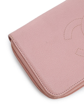 CC Caviar Zip Around Wallet