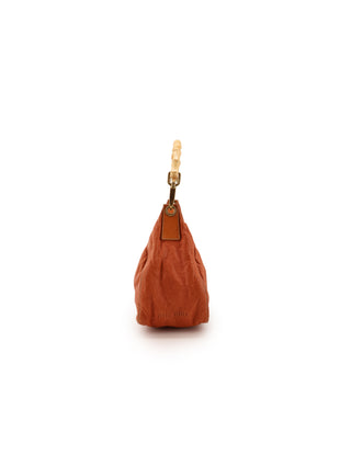Bamboo Handle Hobo Bag