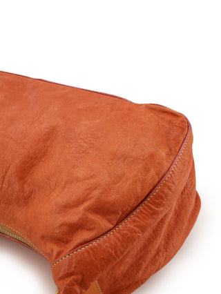 Bamboo Handle Hobo Bag
