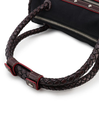 Braided Trim Shoulder Bag