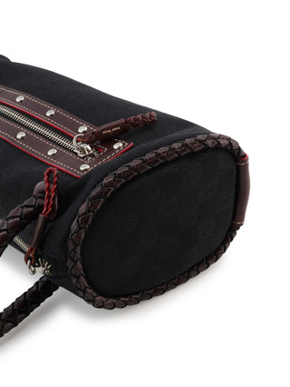 Braided Trim Shoulder Bag