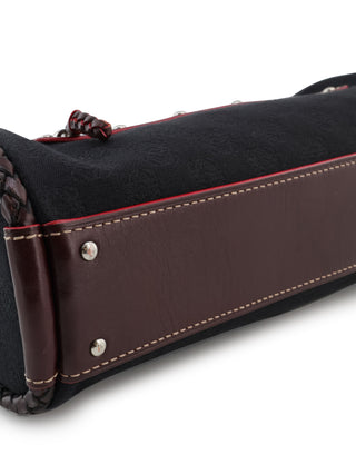 Braided Trim Shoulder Bag