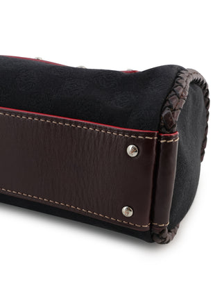 Braided Trim Shoulder Bag