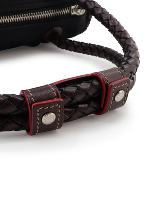 Braided Trim Shoulder Bag