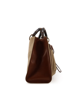 Bamboo Front Pocket Tote Bag