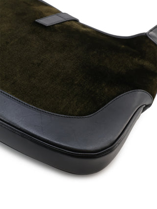 Jackie Velvet Shoulder Bag