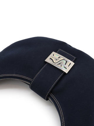Canvas Croissant Shoulder Bag
