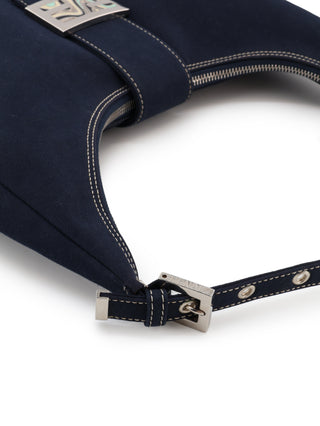 Canvas Croissant Shoulder Bag