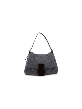 Mamma Baguette Knit Shoulder Bag