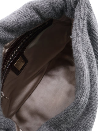 Mamma Baguette Knit Shoulder Bag