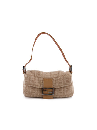 Zucca Baguette Knit Shoulder Bag