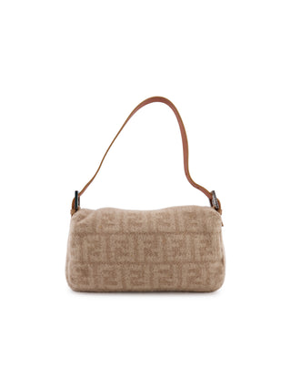 Zucca Baguette Knit Shoulder Bag
