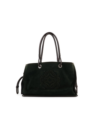 Anagram Suede Tote Bag