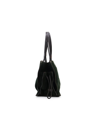 Anagram Suede Tote Bag