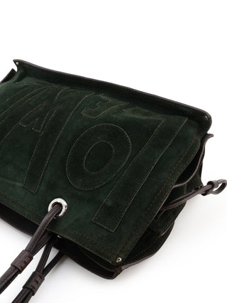 Anagram Suede Tote Bag