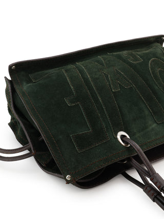 Anagram Suede Tote Bag