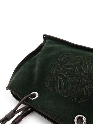 Anagram Suede Tote Bag