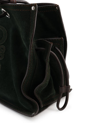 Anagram Suede Tote Bag