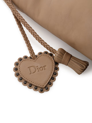 Trotter Heart Charm Hobo Shoulder Bag