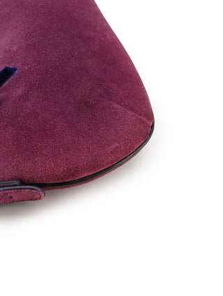 Suede Ribbon Handle Bag