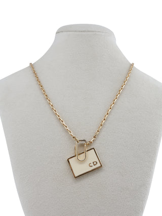 CD Logo Plate Necklace